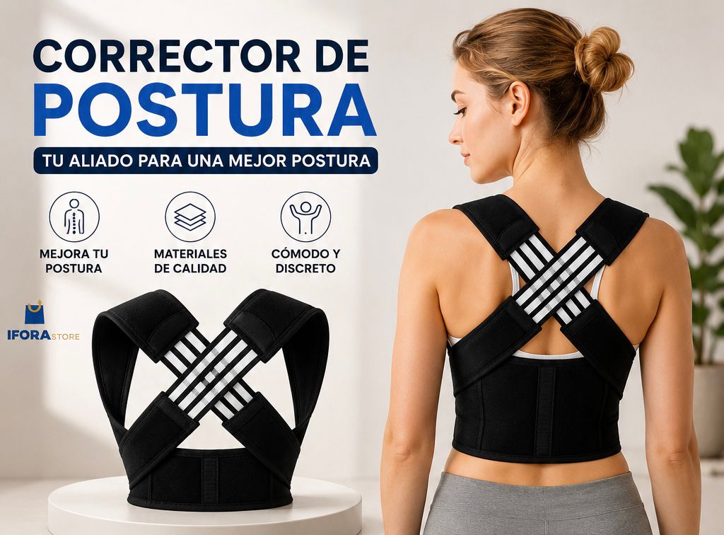 CORRECTOR DE POSTURA Y SOPORTE DE ESPALDA