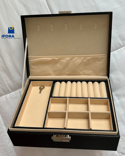 Organizador de Joyas Colgante con Cerradura