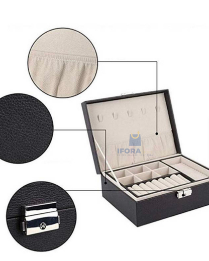 Organizador de Joyas Colgante con Cerradura
