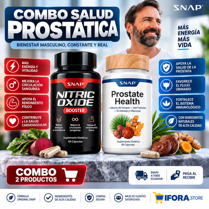 COMBO BIENESTAR PROSTÁTICO + VITALIDAD MASCULINA