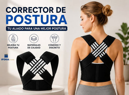 CORRECTOR DE POSTURA Y SOPORTE DE ESPALDA